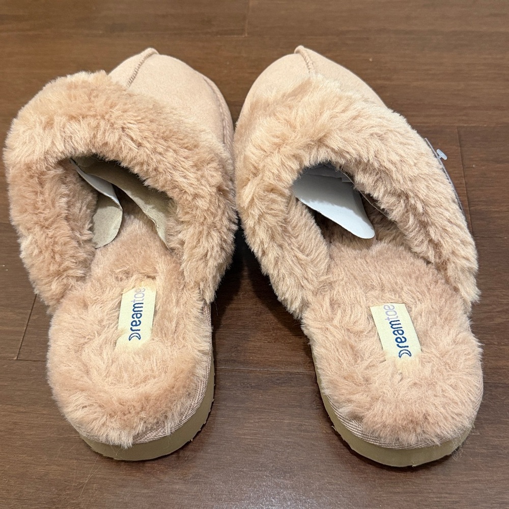 Dream Toes Women's Vegan Leather EVA Scuff Slipper size 8 pink - Picture 7 of 9